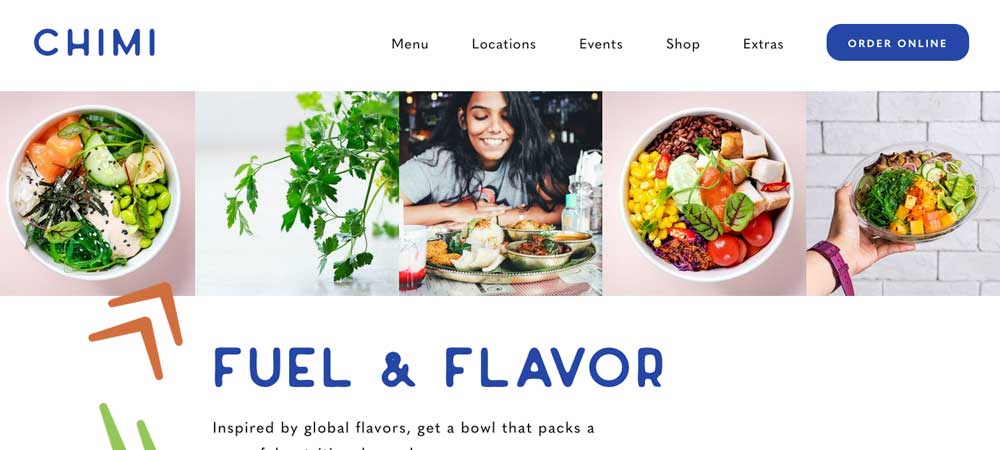 Squarespace template by Station Seven